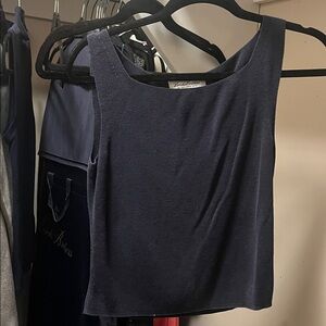 Brooks Brothers Classic Navy Tank Top